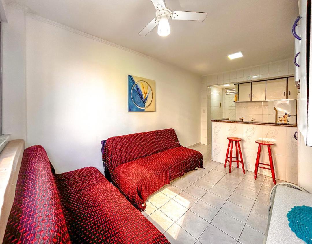 Apartamento Otimo Loft Pe Na Areia Na Praia Da Guilhermina Sp Praia Grande  Exterior foto