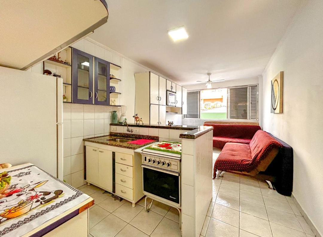Apartamento Otimo Loft Pe Na Areia Na Praia Da Guilhermina Sp Praia Grande  Exterior foto